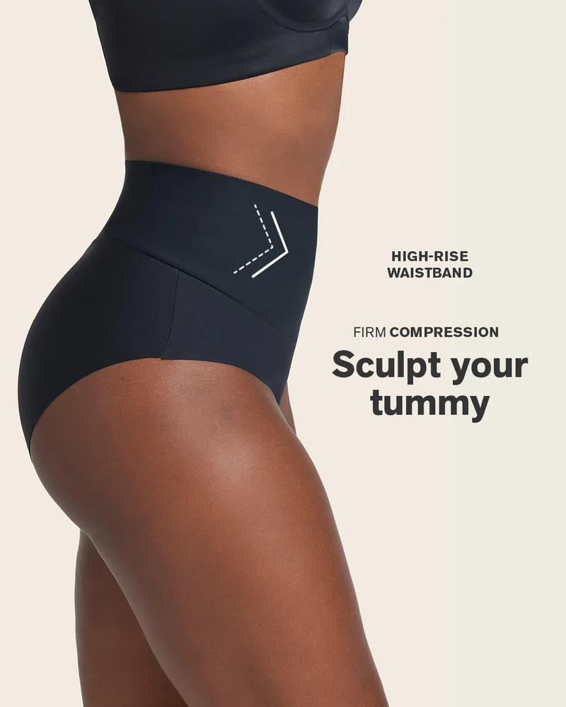 Culotte taille haute classique avec fort contrôle de l'abdomen