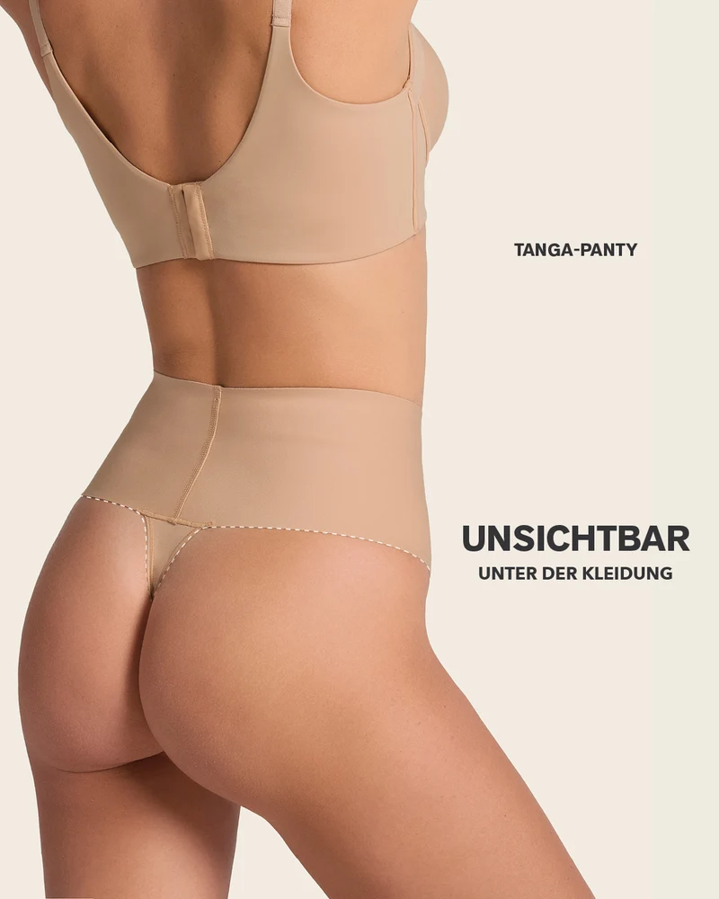 Culotte gainante brésilienne taille haute avec ceinture large pour un contrôle fort