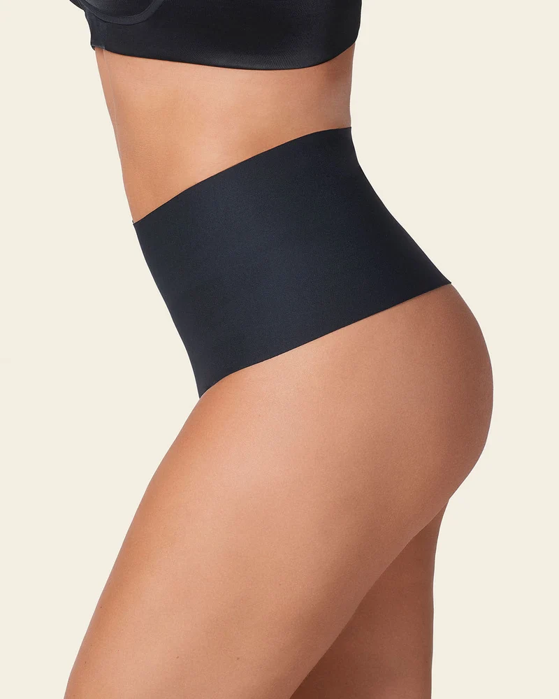 Culotte gainante brésilienne taille haute avec ceinture large pour un contrôle fort
