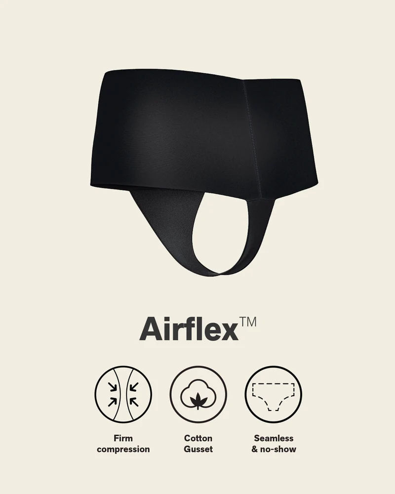 Culotte gainante brésilienne taille haute avec ceinture large pour un contrôle fort