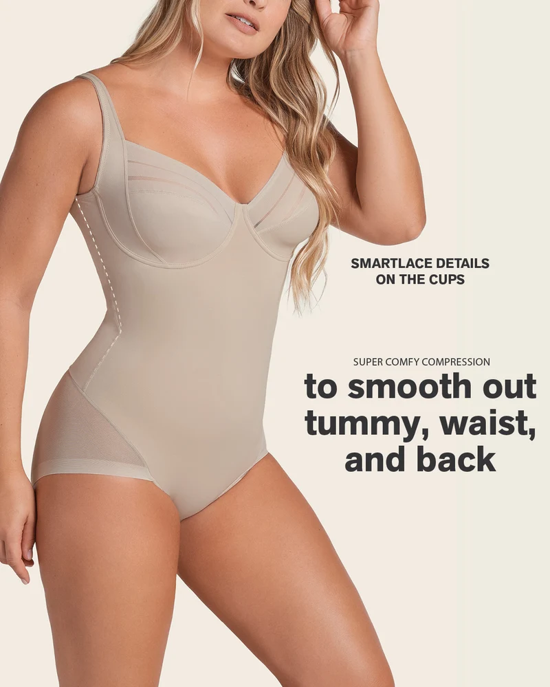 Body à contrôle fort avec bonnets arqués