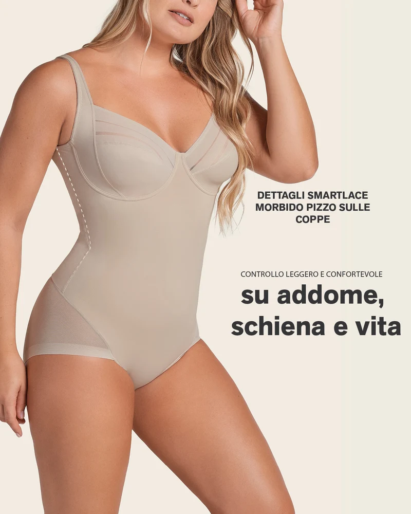 Body à contrôle fort avec bonnets arqués