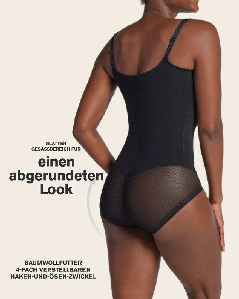 Body à contrôle fort avec bonnets arqués