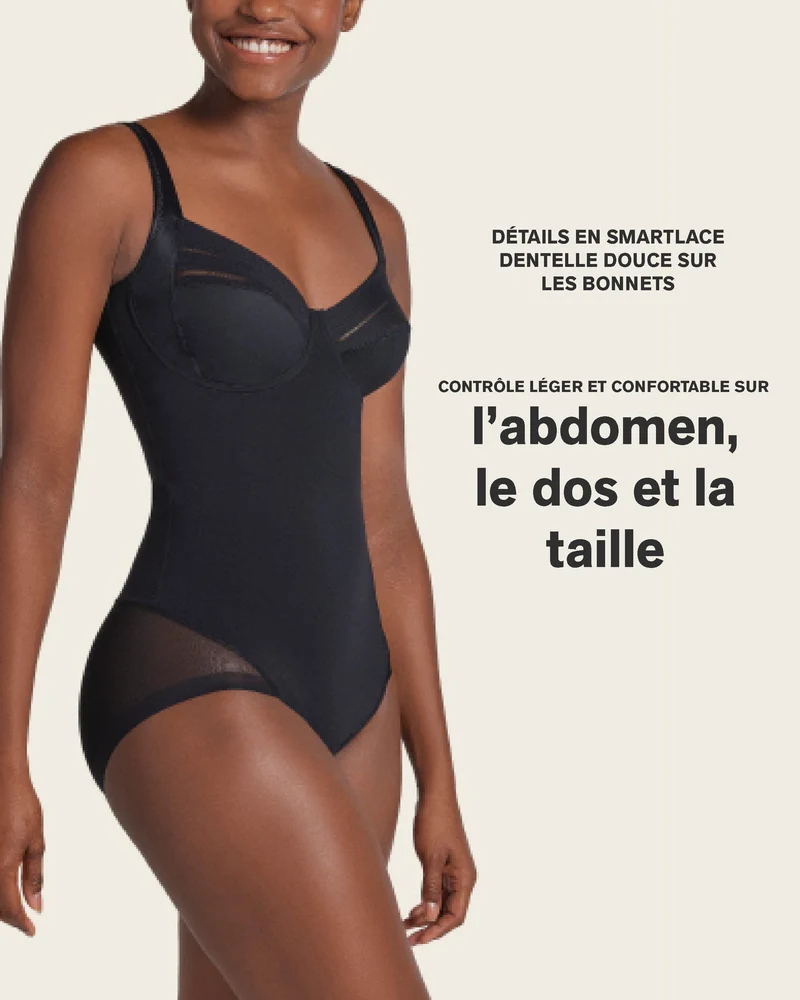Body à contrôle fort avec bonnets arqués