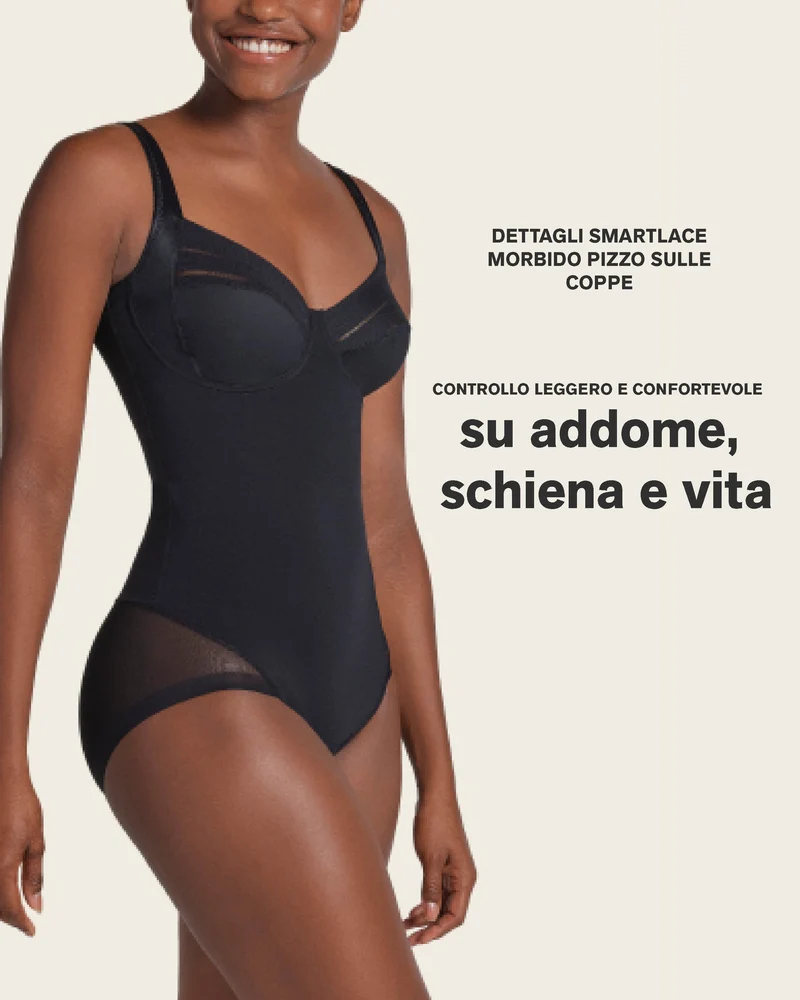 Body à contrôle fort avec bonnets arqués
