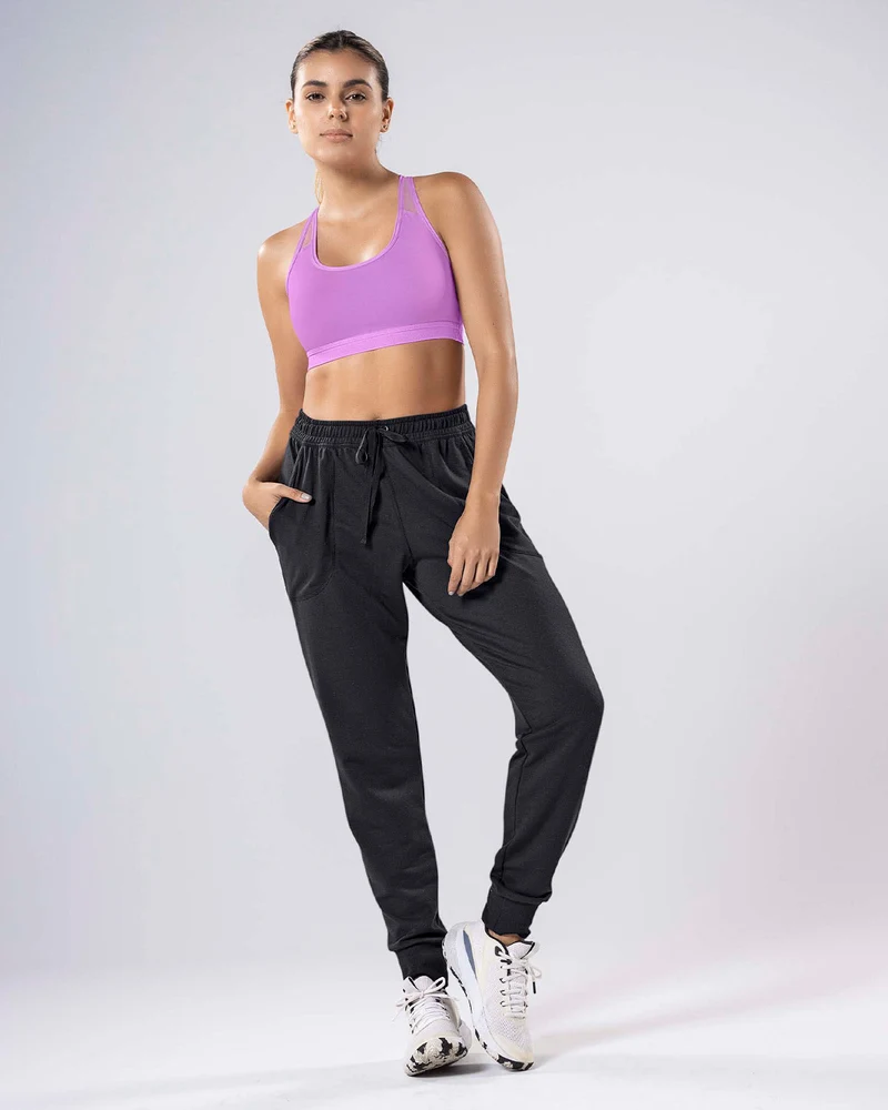 Jogging sportif ample avec poches