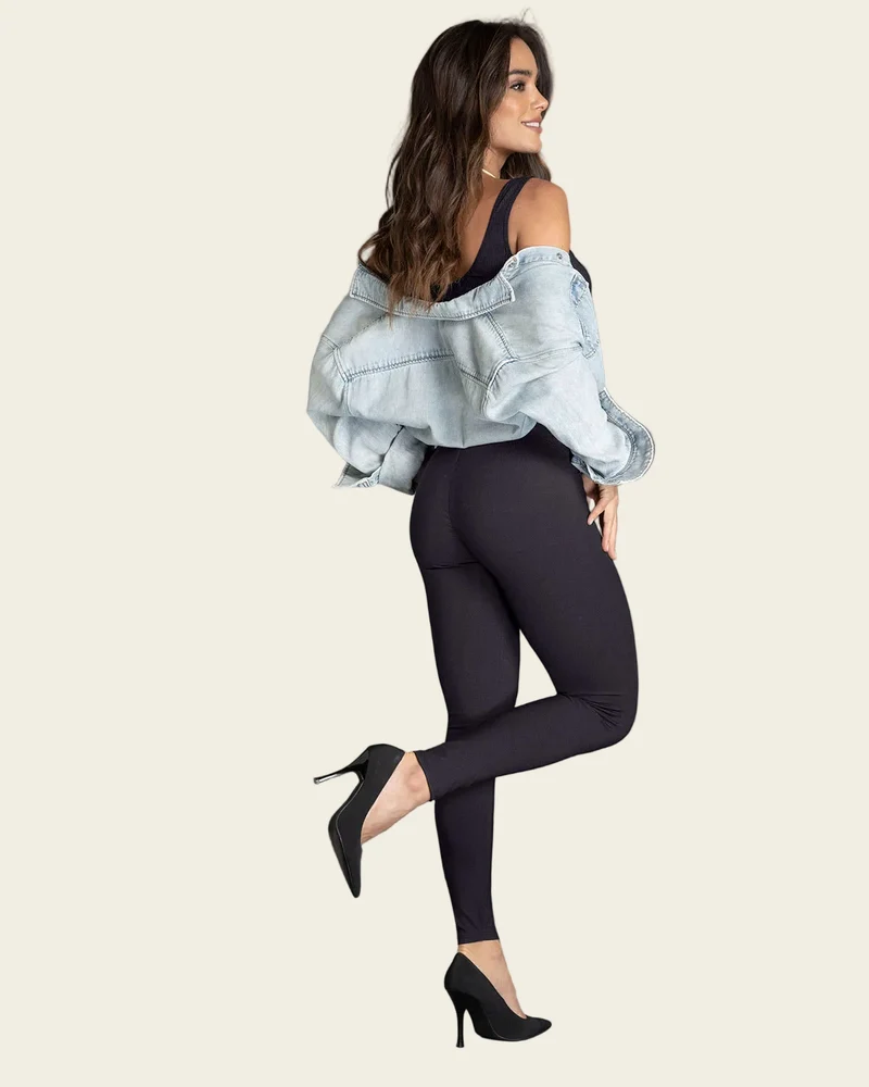 Legging avec contrôle de la taille et du ventre