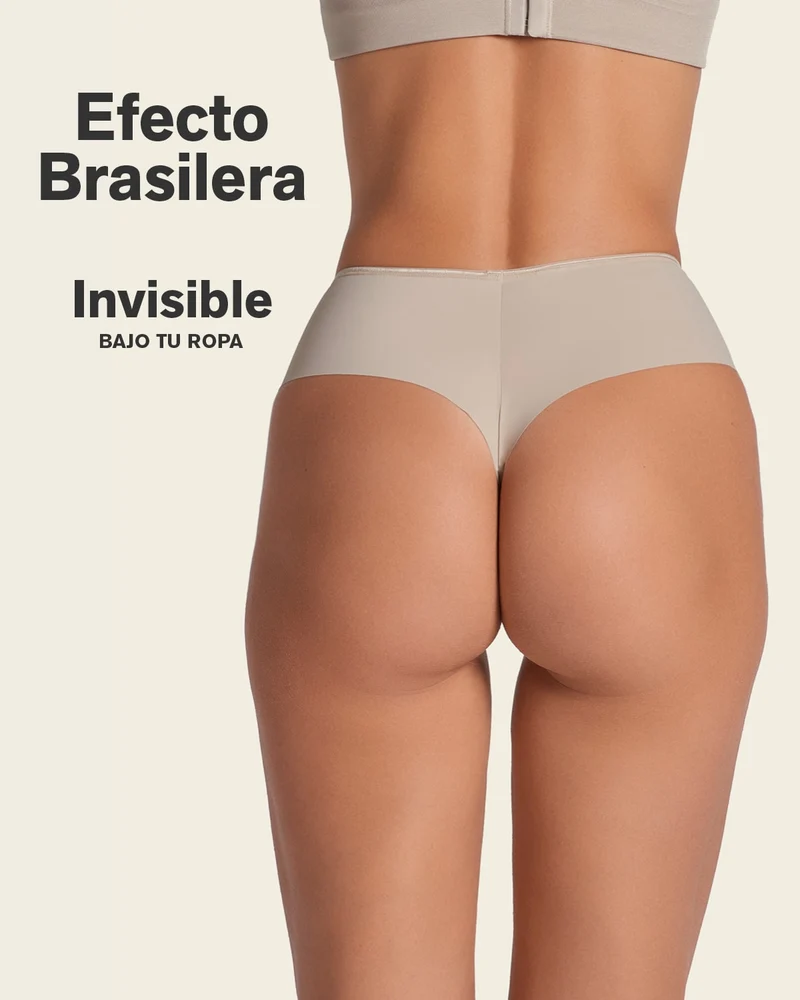 Culotte gainante coupe brésilienne avec maintien modéré