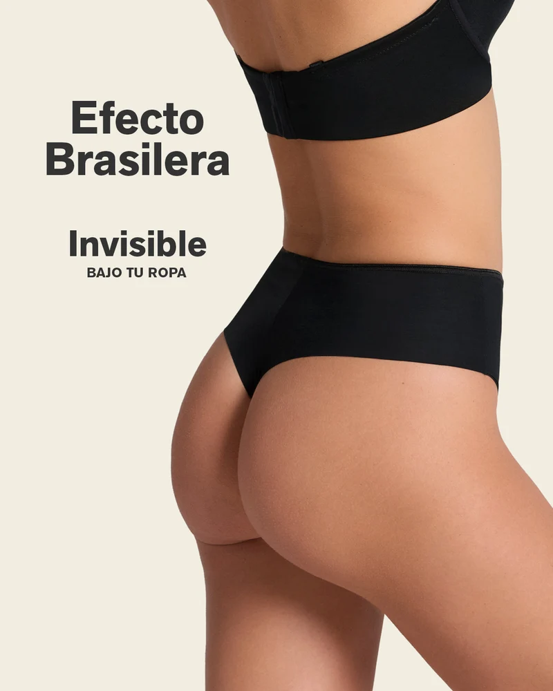 Culotte gainante coupe brésilienne avec maintien modéré