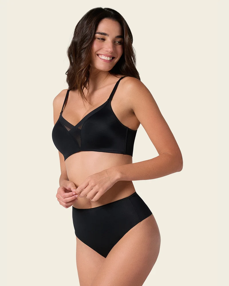 Culotte gainante coupe brésilienne avec maintien modéré