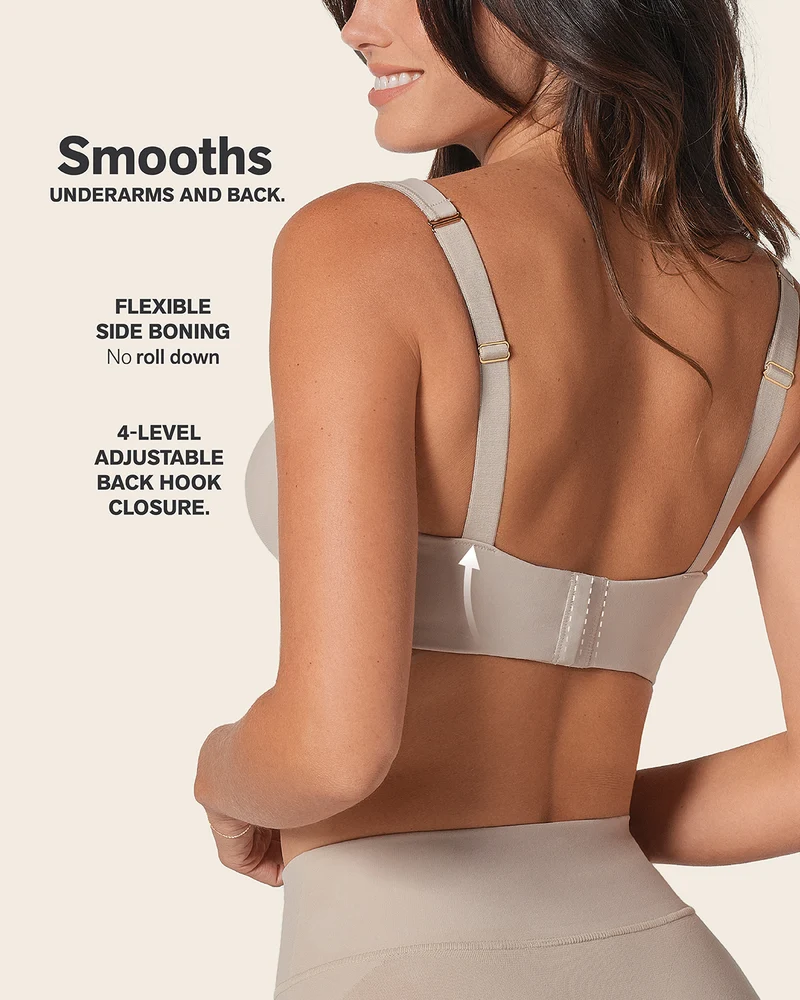 Soutien-gorge avec une bonne couvrance des emmanchures et du dos