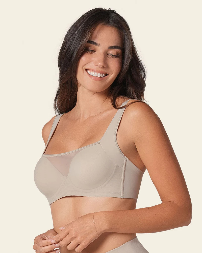 Soutien-gorge avec une bonne couvrance des emmanchures et du dos