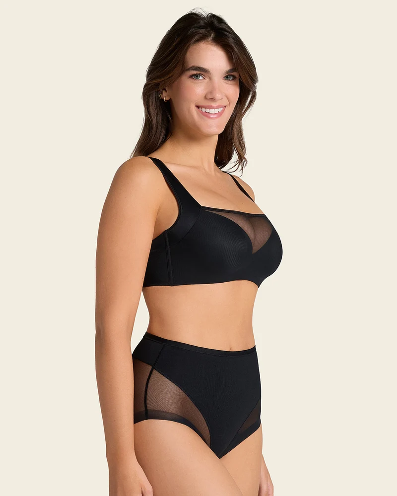 Soutien-gorge avec une bonne couvrance des emmanchures et du dos