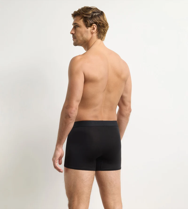 Boxer Homme Ultra Stretch Viscose Noir