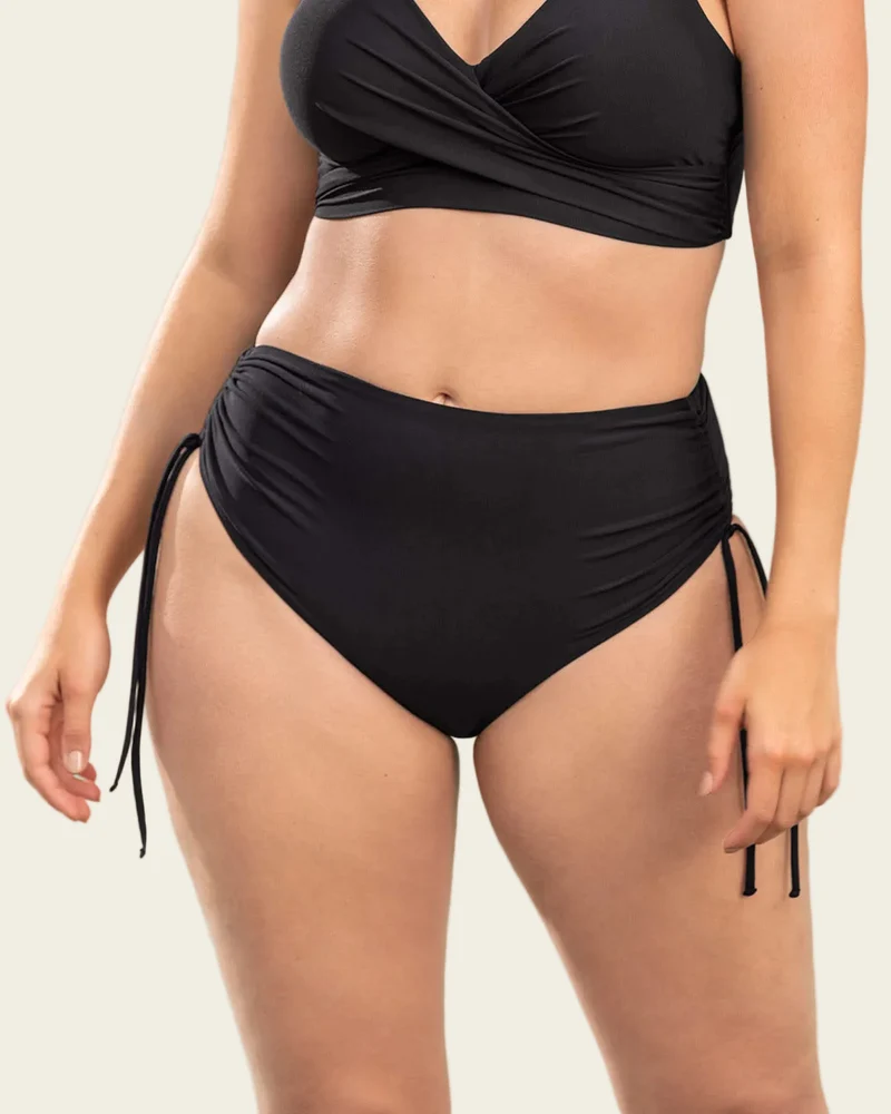 Bas écologique taille haute avec contrôle du ventre