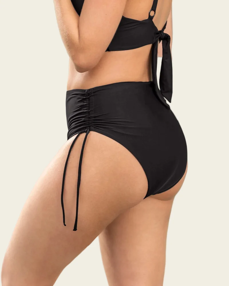 Bas écologique taille haute avec contrôle du ventre
