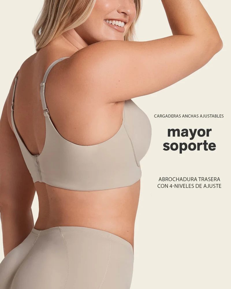 Soutien-gorge sans armature ultra-confortable, à maintien élevé et couvrance