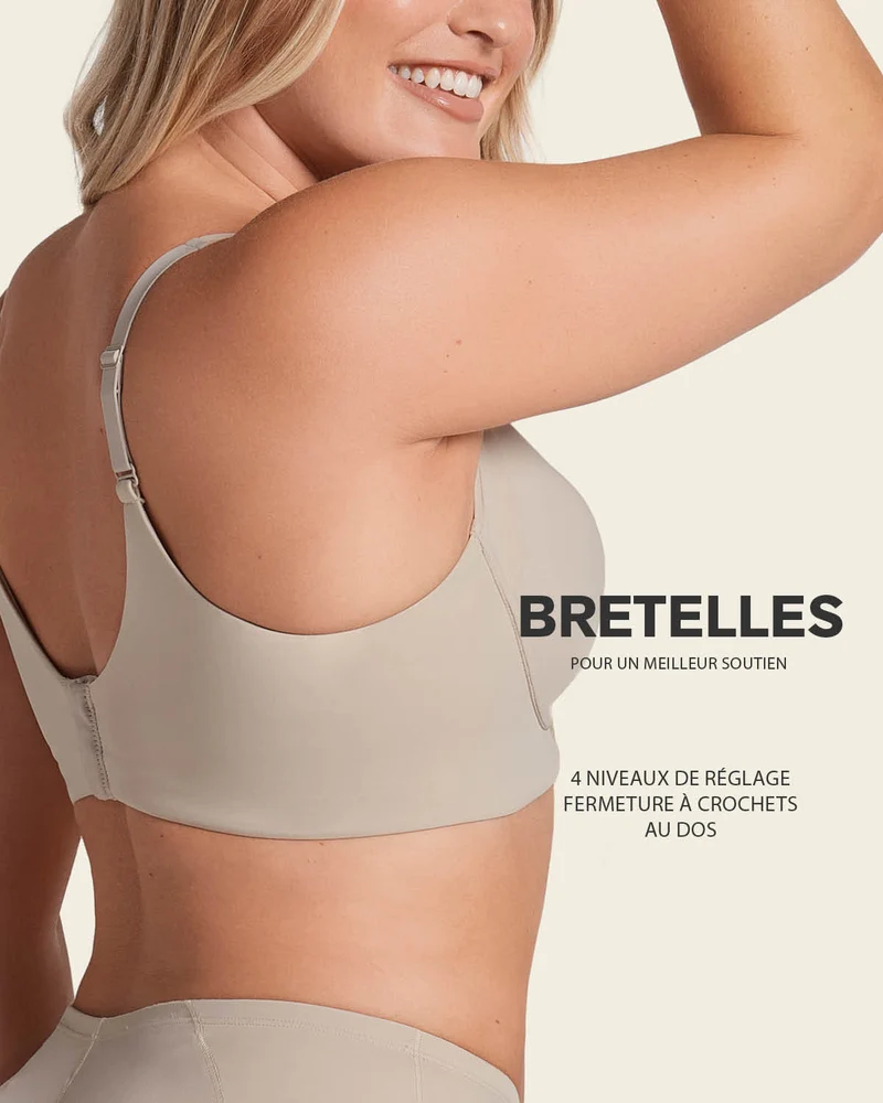 Pack de 2 brassières ultra confortables à haut maintien et couvrance