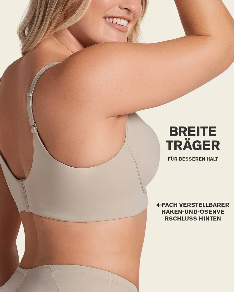 Soutien-gorge sans armature ultra-confortable, à maintien élevé et couvrance