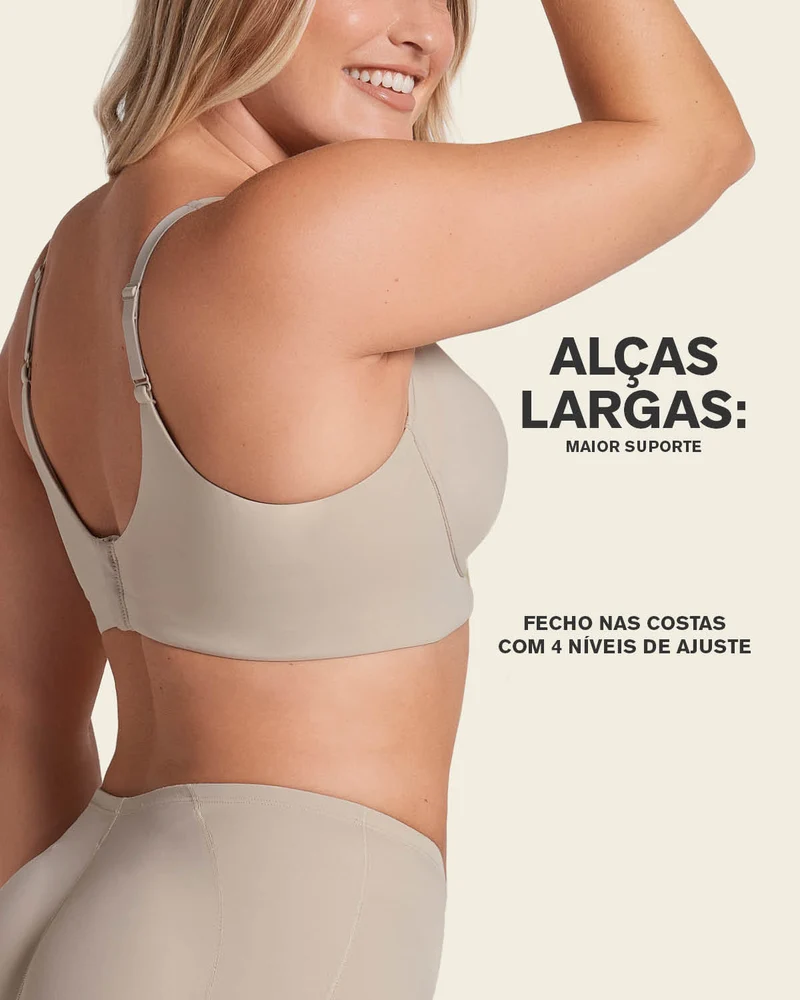 Soutien-gorge sans armature ultra-confortable, à maintien élevé et couvrance