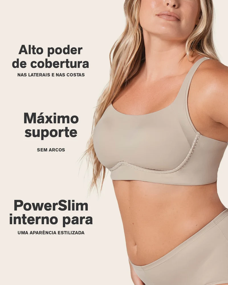 Soutien-gorge sans armature ultra-confortable, à maintien élevé et couvrance