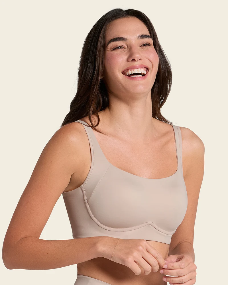 Soutien-gorge sans armature ultra-confortable, à maintien élevé et couvrance