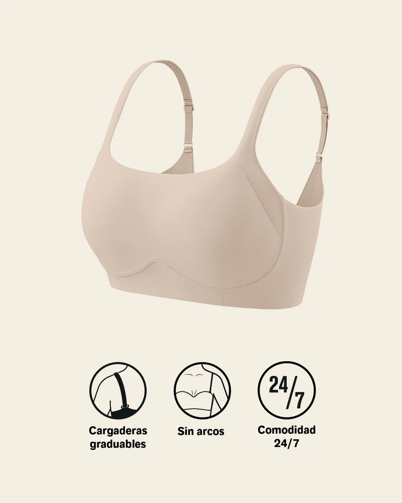 Soutien-gorge sans armature ultra-confortable, à maintien élevé et couvrance