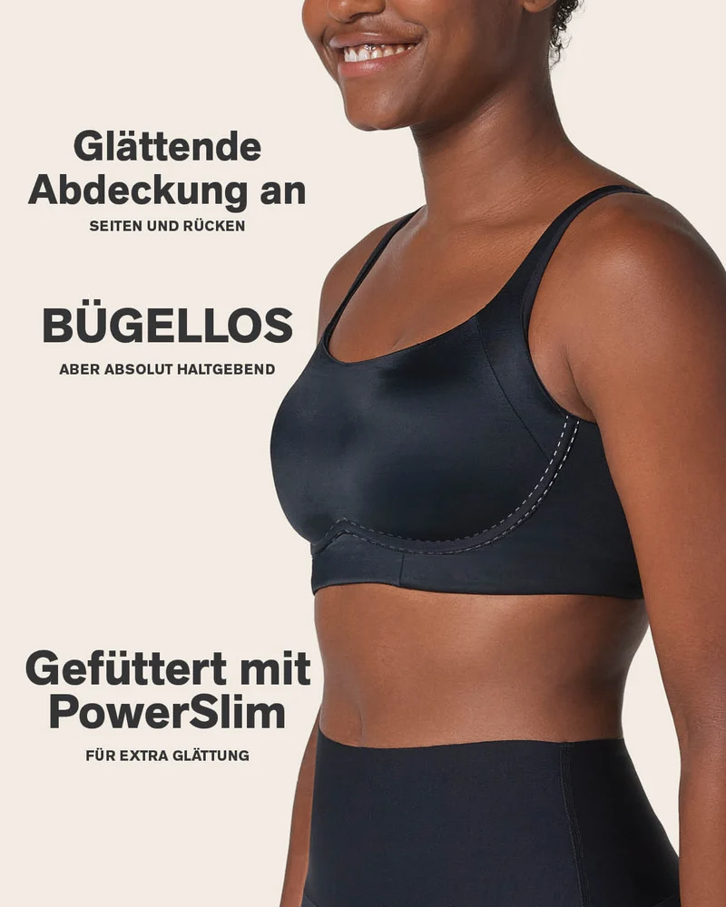 Soutien-gorge sans armature ultra-confortable, à maintien élevé et couvrance