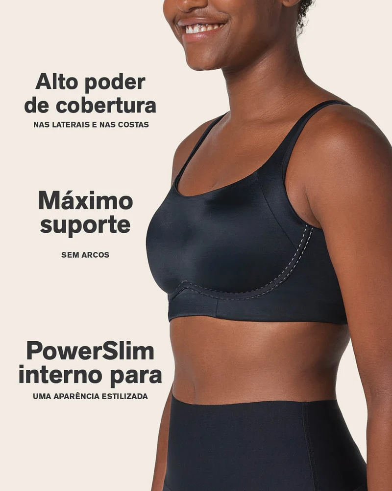 Soutien-gorge sans armature ultra-confortable, à maintien élevé et couvrance