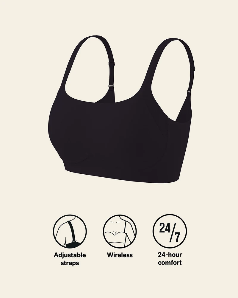 Soutien-gorge sans armature ultra-confortable, à maintien élevé et couvrance