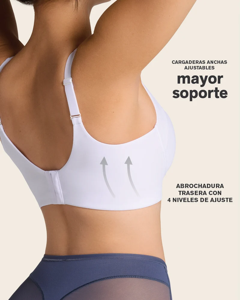 Soutien-gorge sans armature ultra-confortable, à maintien élevé et couvrance