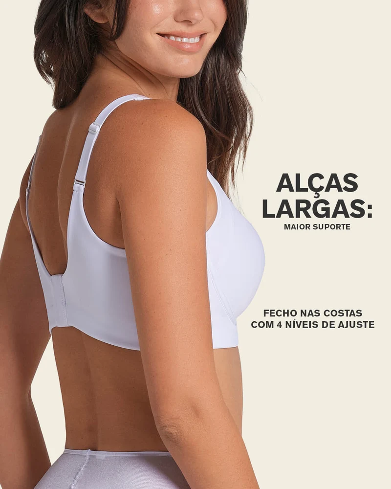 Soutien-gorge sans armature ultra-confortable, à maintien élevé et couvrance