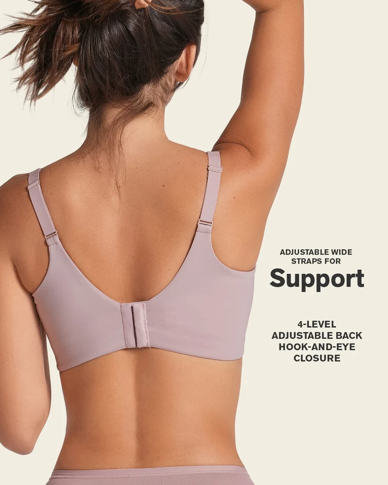 Soutien-gorge sans armature ultra-confortable, à maintien élevé et couvrance
