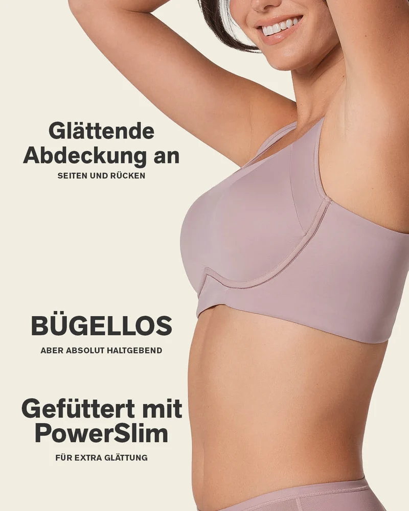 Soutien-gorge sans armature ultra-confortable, à maintien élevé et couvrance