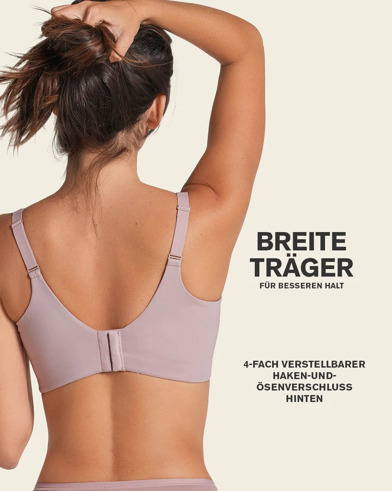 Soutien-gorge sans armature ultra-confortable, à maintien élevé et couvrance