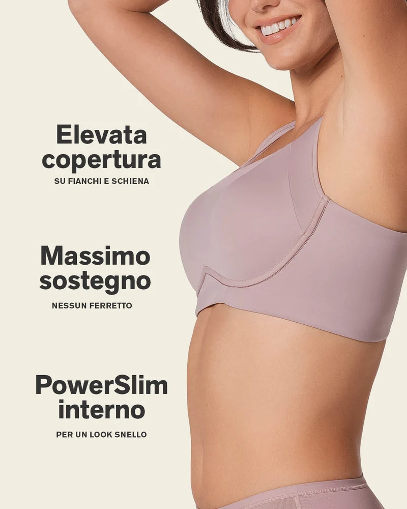 Soutien-gorge sans armature ultra-confortable, à maintien élevé et couvrance