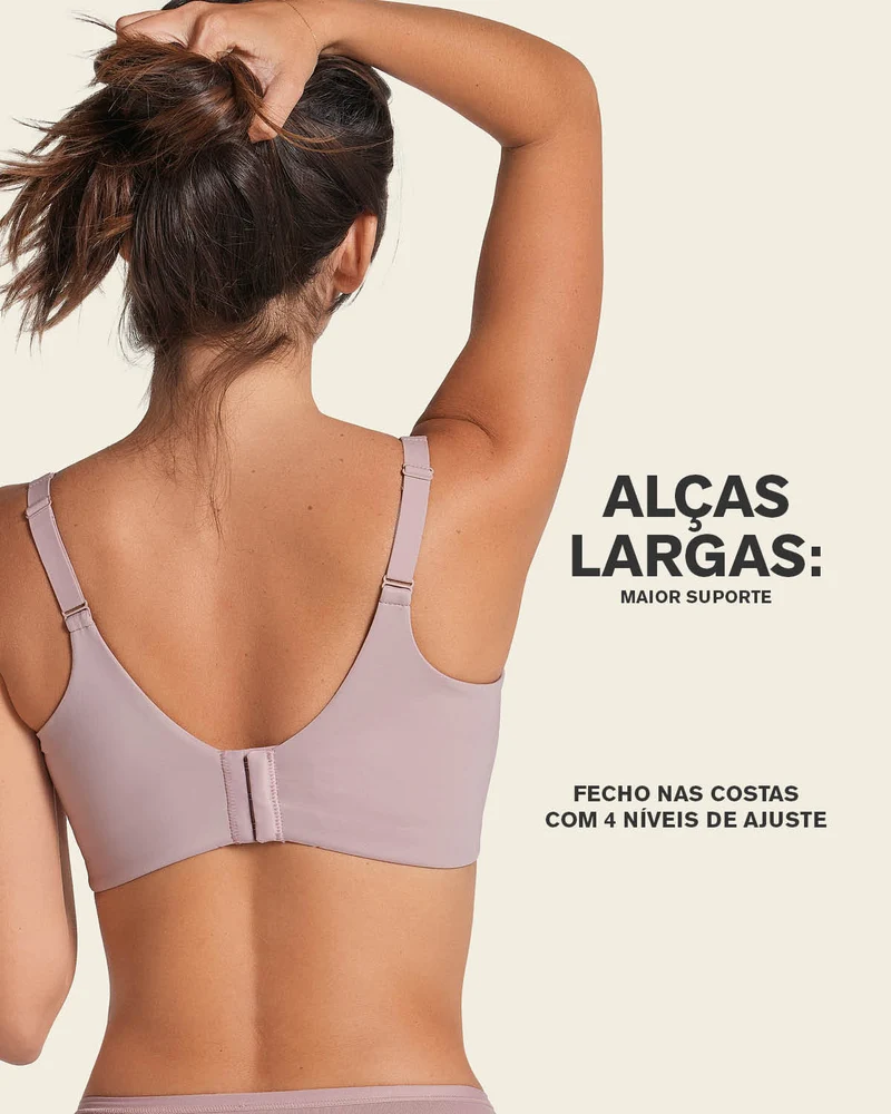 Soutien-gorge sans armature ultra-confortable, à maintien élevé et couvrance