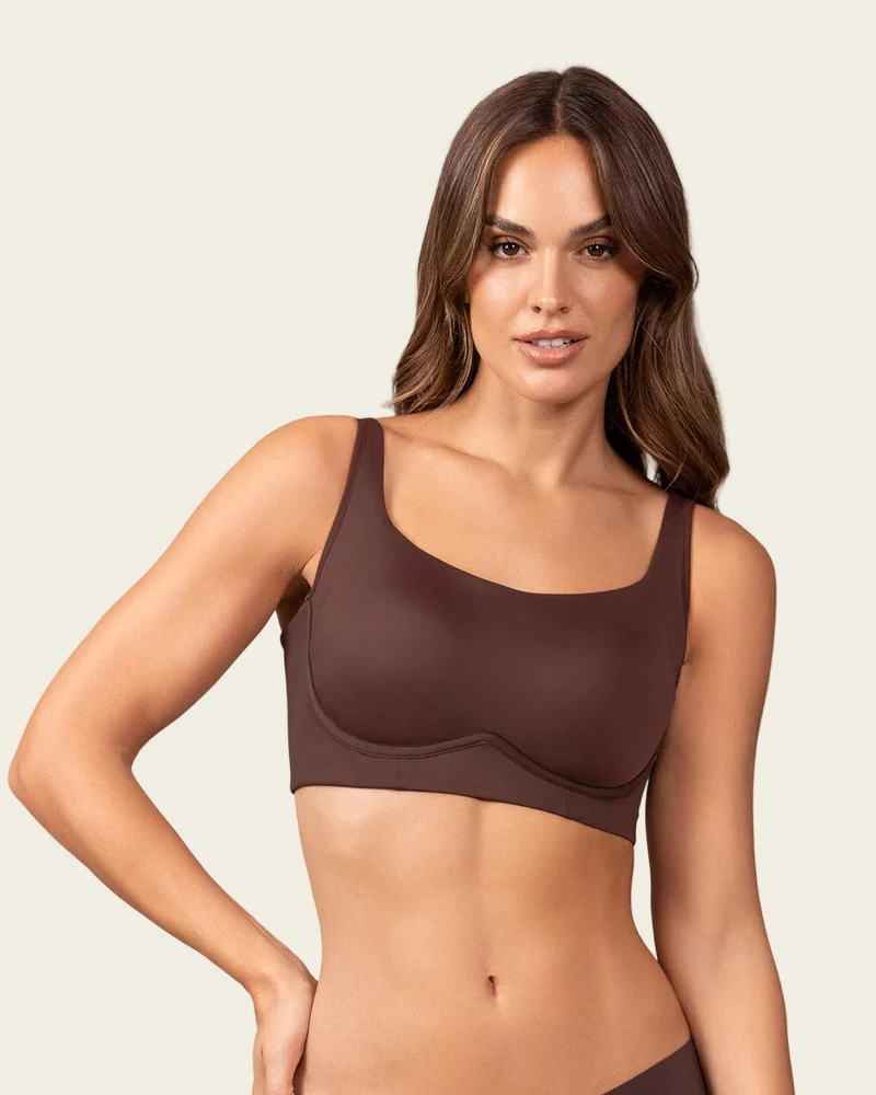 Soutien-gorge sans armature ultra-confortable, à maintien élevé et couvrance