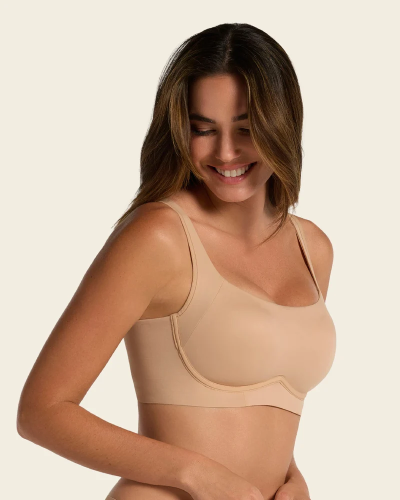 Soutien-gorge sans armature ultra-confortable, à maintien élevé et couvrance