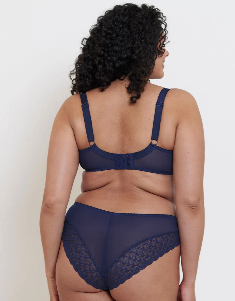 Flirtelle Viola Geo Brazilian Brief Navy Blue