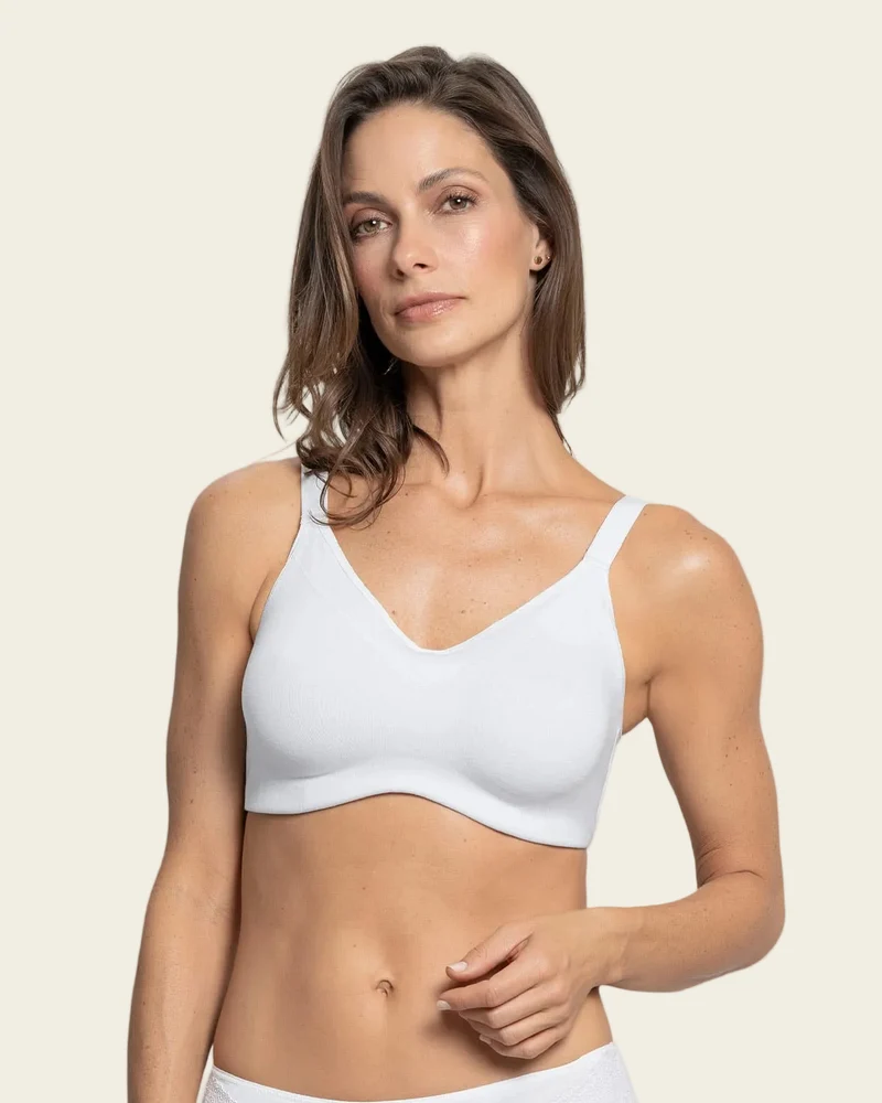 Soutien-gorge haute couvrance en coton