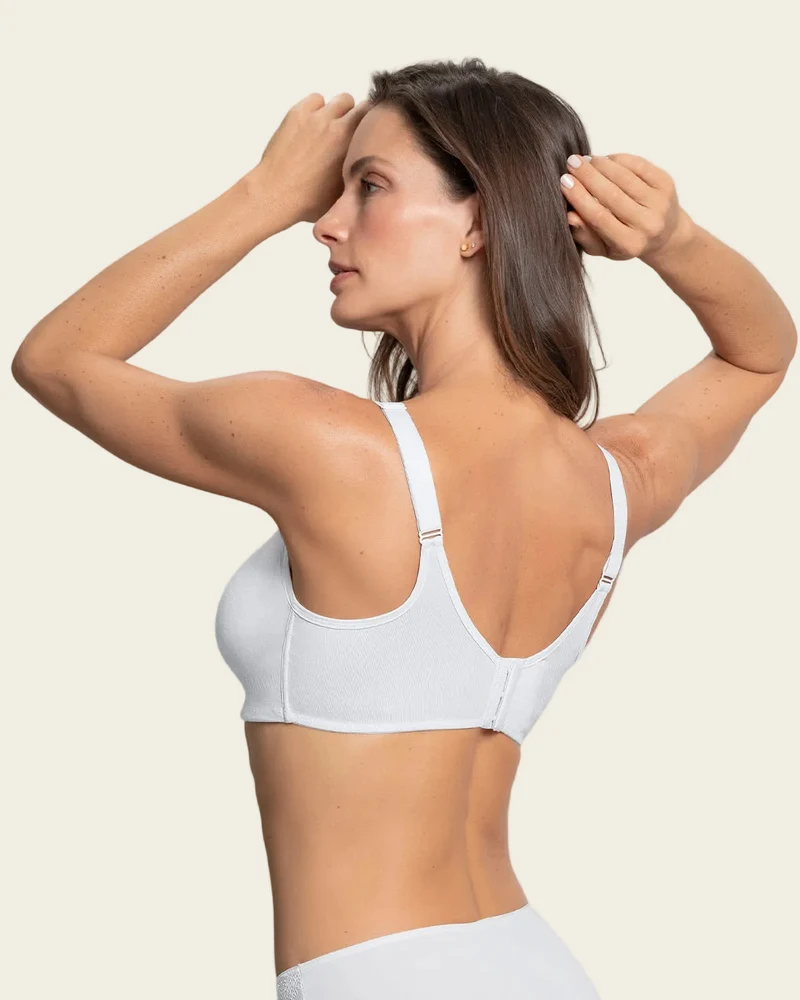 Soutien-gorge haute couvrance en coton