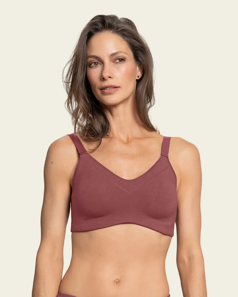 Soutien-gorge haute couvrance en coton