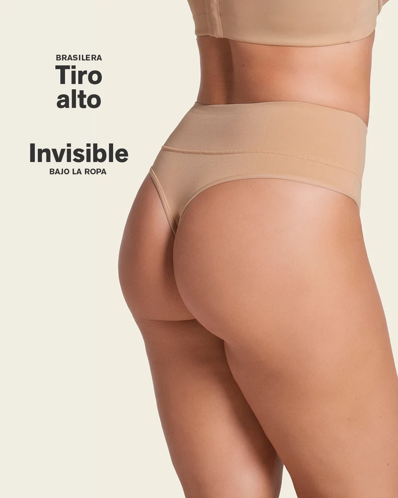 String amincissant taille haute à contrôle modéré sans coutures