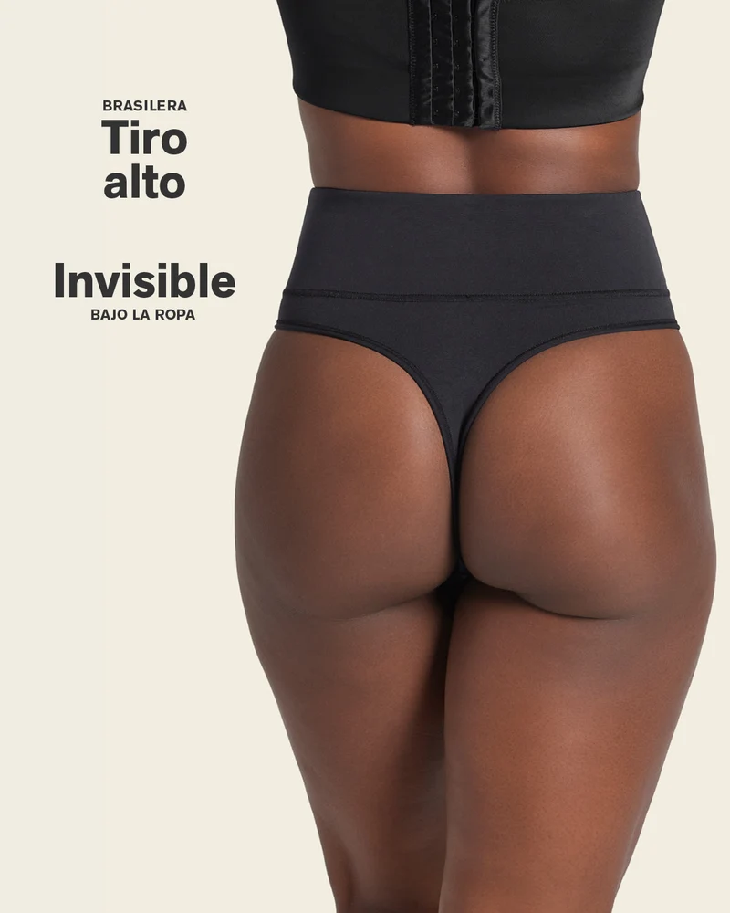 String amincissant taille haute à contrôle modéré sans coutures