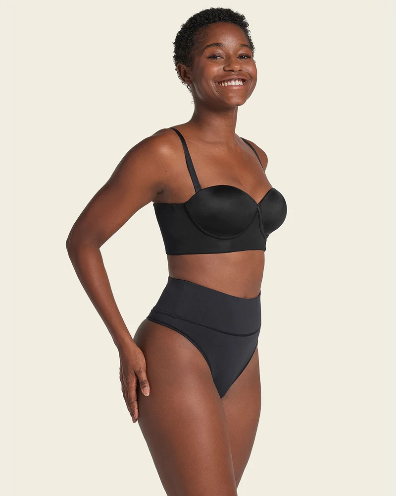 String amincissant taille haute à contrôle modéré sans coutures