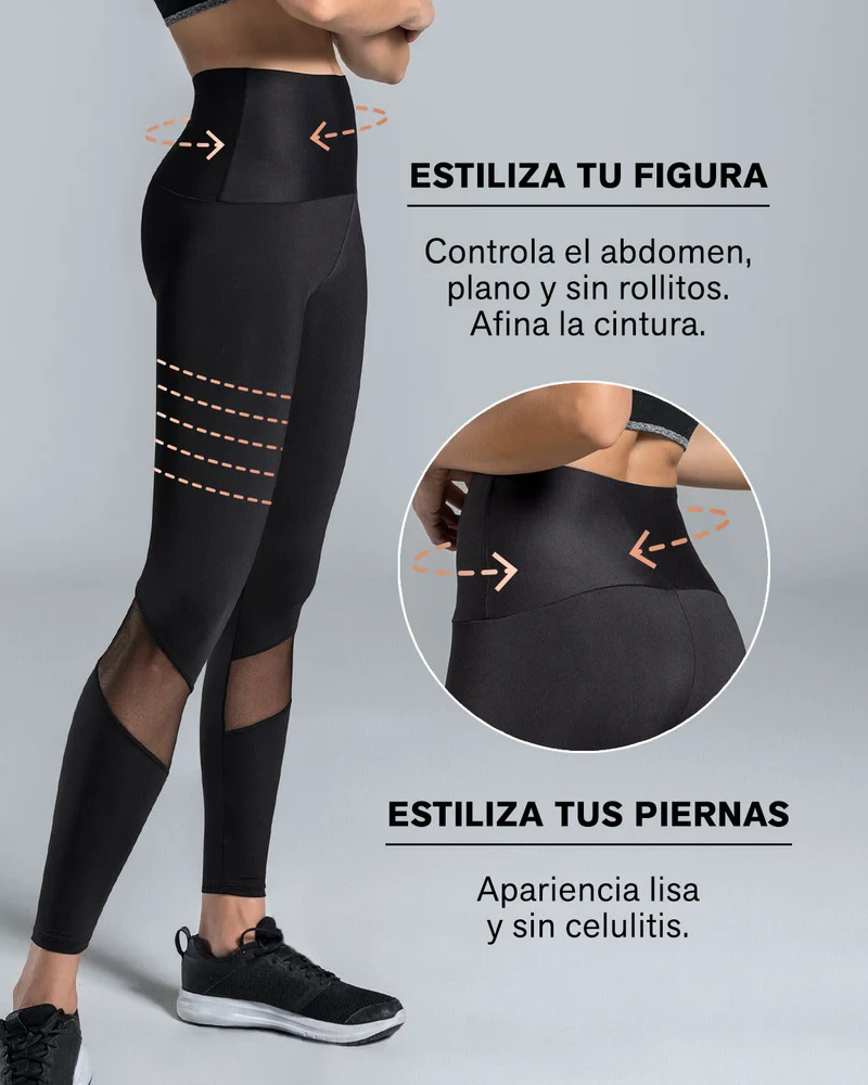 Legging de contrôle avec transparences