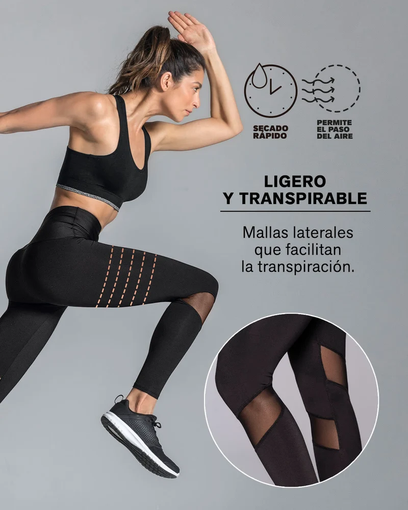 Legging de contrôle avec transparences