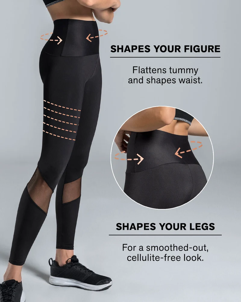 Legging de contrôle avec transparences