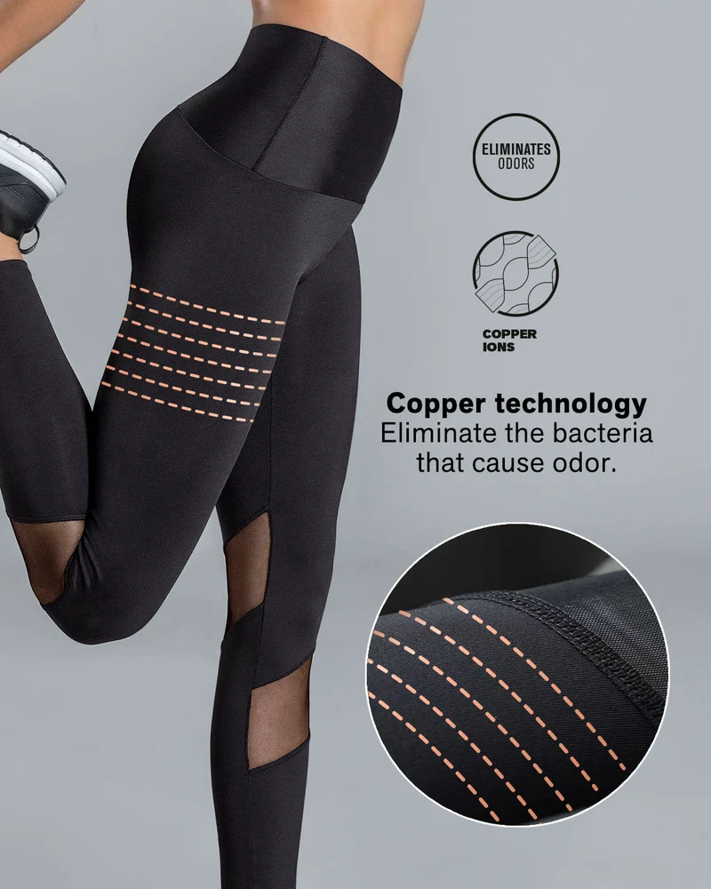 Legging de contrôle avec transparences